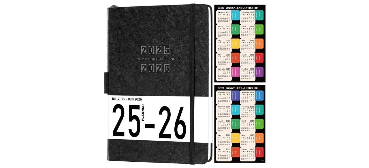 Artfan 2025-2026 Leather Weekly/Monthly Planner